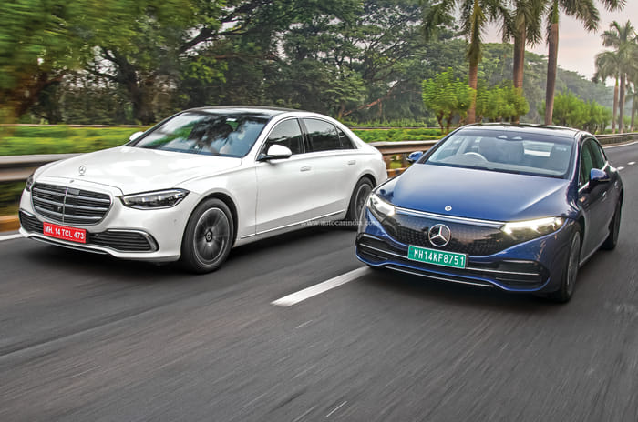 Mercedes-Benz S 350d and EQS 580: the 'S' factor